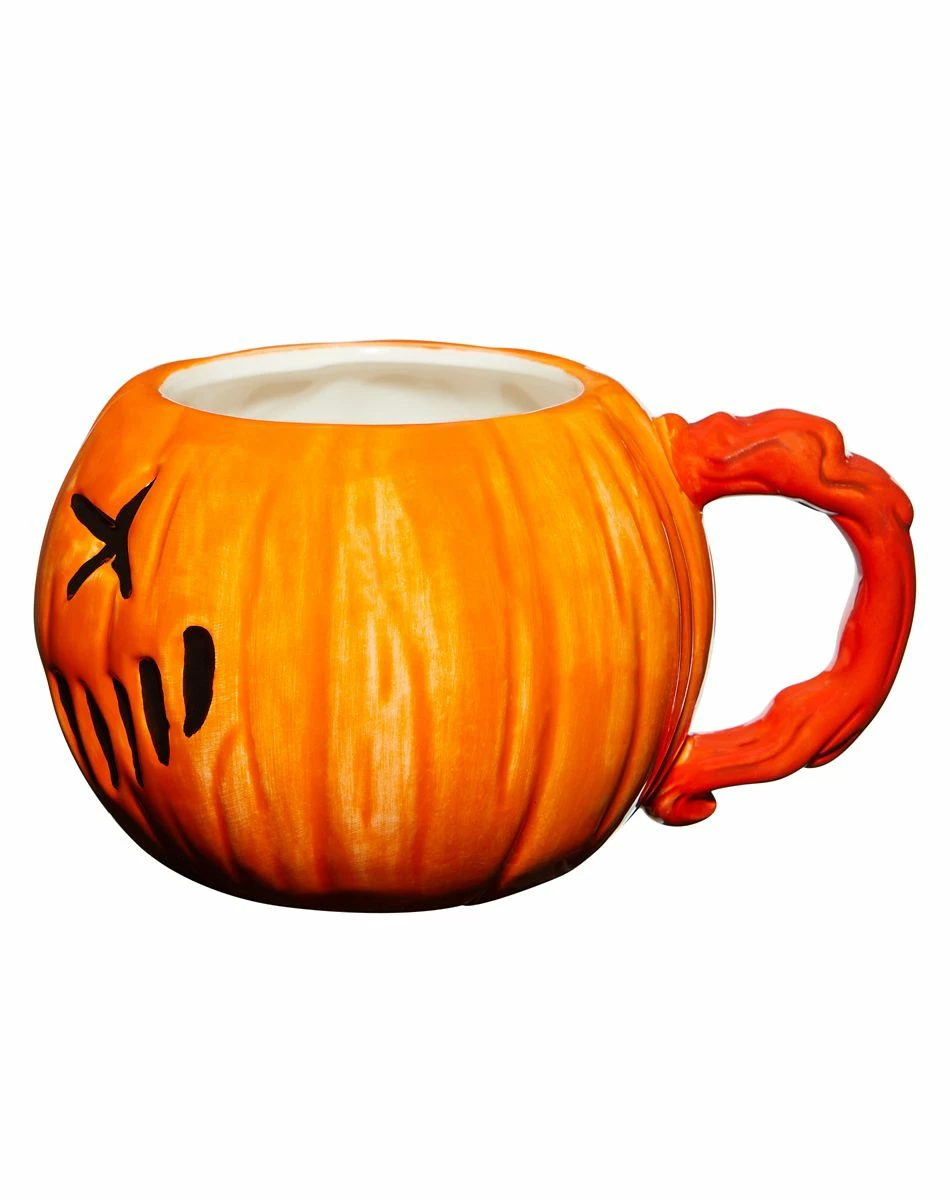 Spirit Halloween Molded Pumpkin Mug 30 oz. - Trick 'r Treat 2 Spirit Halloween Molded Pumpkin Mug 30 oz. - Trick 'r Treat - Image 2
