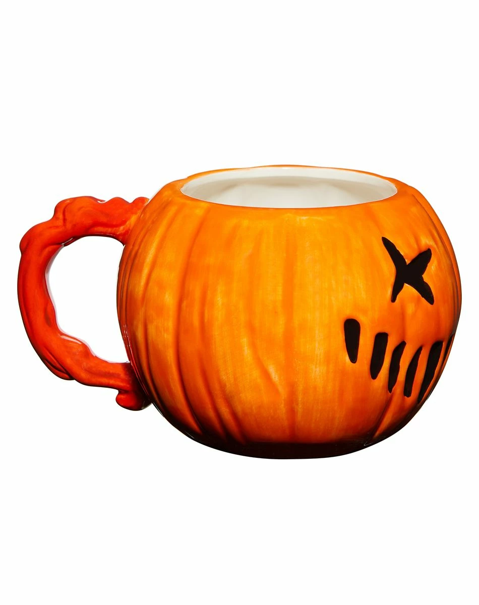 Spirit Halloween Molded Pumpkin Mug 30 oz. - Trick 'r Treat 3 Spirit Halloween Molded Pumpkin Mug 30 oz. - Trick 'r Treat - Image 3