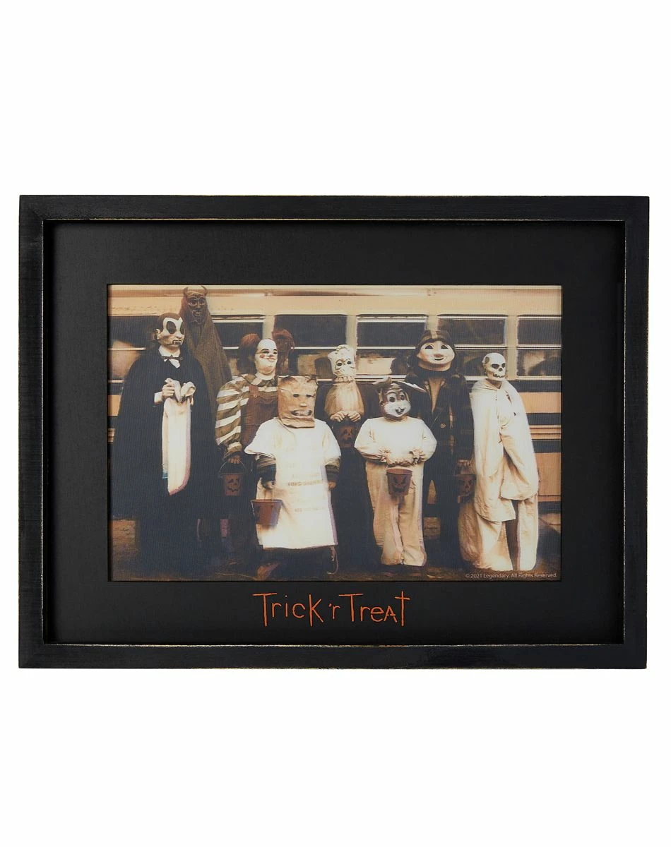 Spirit Halloween Trick 'r Treat Bus Framed Picture 1 Spirit Halloween Trick 'r Treat Bus Framed Picture