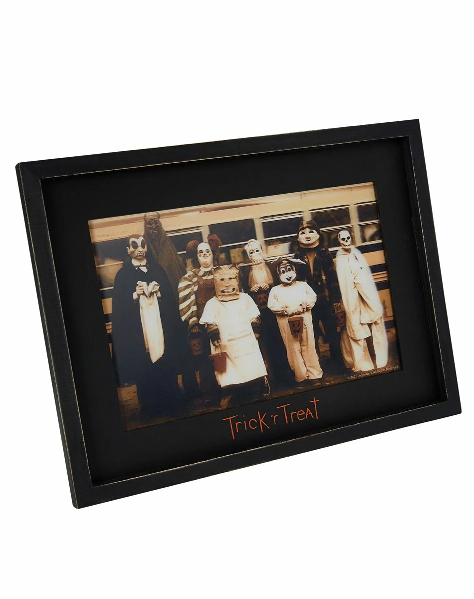 Spirit Halloween Trick 'r Treat Bus Framed Picture 2 Spirit Halloween Trick 'r Treat Bus Framed Picture - Image 2