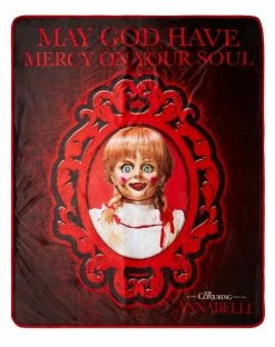 Spirit Halloween Annabelle Fleece Blanket