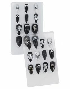 Spirit Halloween Skeleton Press On Nails