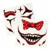 Spirit Halloween Scary Clown Face Tattoos