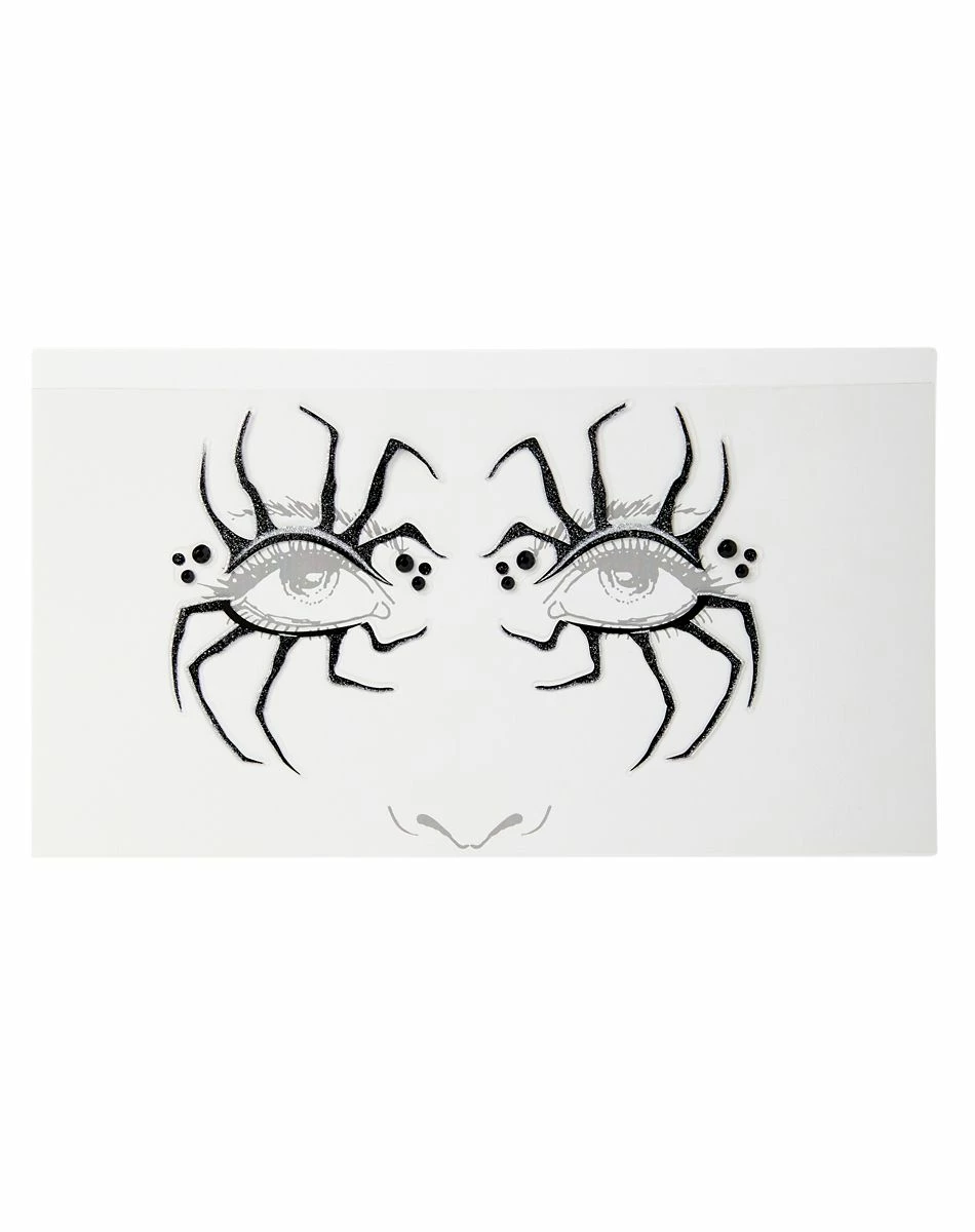 Spirit Halloween Spider Face Decals 1 Spirit Halloween Spider Face Decals