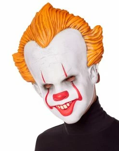 Spirit Halloween Pennywise Half Mask - It: Chapter Two -Halloween ACCESSORIES store 01531870 c