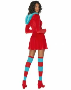 Spirit Halloween Adult Thing 1 and Thing 2 Dress - Dr. Seuss 4 Spirit Halloween Adult Thing 1 and Thing 2 Dress - Dr. Seuss -Halloween ACCESSORIES store 01532340 b