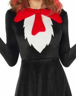 Spirit Halloween Adult Cat in the Hat Dress - Dr. Seuss -Halloween ACCESSORIES store 01532423 c