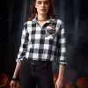 Spirit Halloween Adult Flannel Shirt - Trick 'r Treat