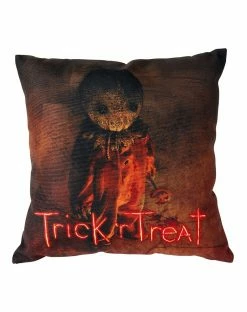 Spirit Halloween Sam Trick 'r Treat Square Pillow - Trick 'r Treat