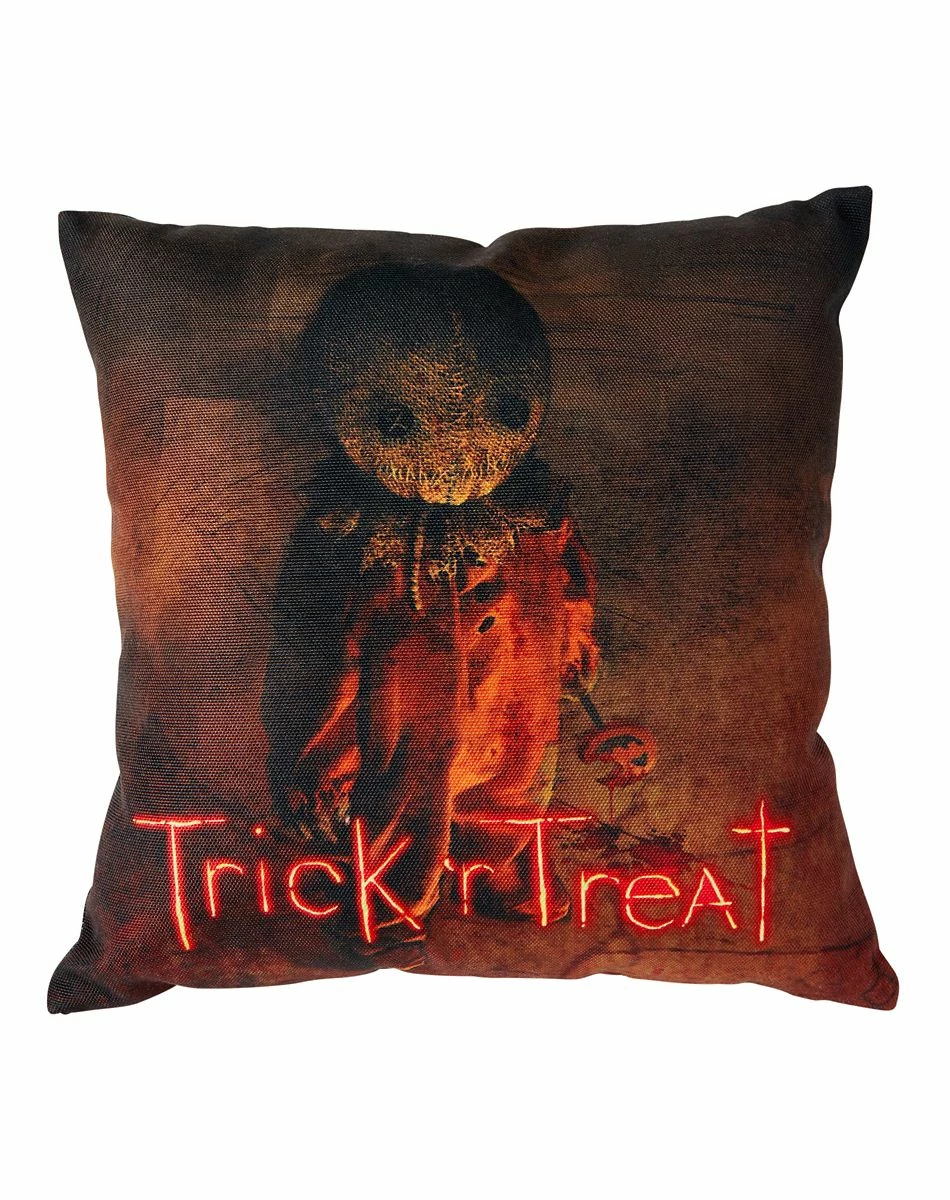 Spirit Halloween Sam Trick 'r Treat Square Pillow - Trick 'r Treat 1 Spirit Halloween Sam Trick 'r Treat Square Pillow - Trick 'r Treat