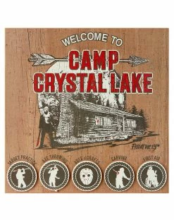 Spirit Halloween Camp Crystal Lake Activities Sign - Friday the 13th