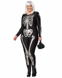 Spirit Halloween Adult Skeleton Catsuit 6 Spirit Halloween Adult Skeleton Catsuit -Halloween ACCESSORIES store 01533561 a