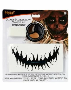 Spirit Halloween Scary Scarecrow Makeup Kit 4 Spirit Halloween Scary Scarecrow Makeup Kit -Halloween ACCESSORIES store 01534346 b