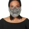 Spirit Halloween Glam Skeleton Rhinestone Half Mask