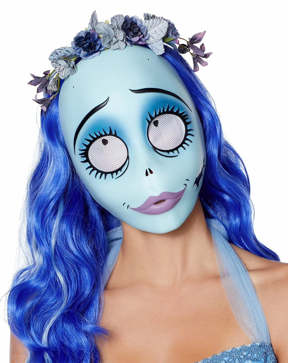 Spirit Halloween Emily Half Mask - Corpse Bride 1 Spirit Halloween Emily Half Mask - Corpse Bride