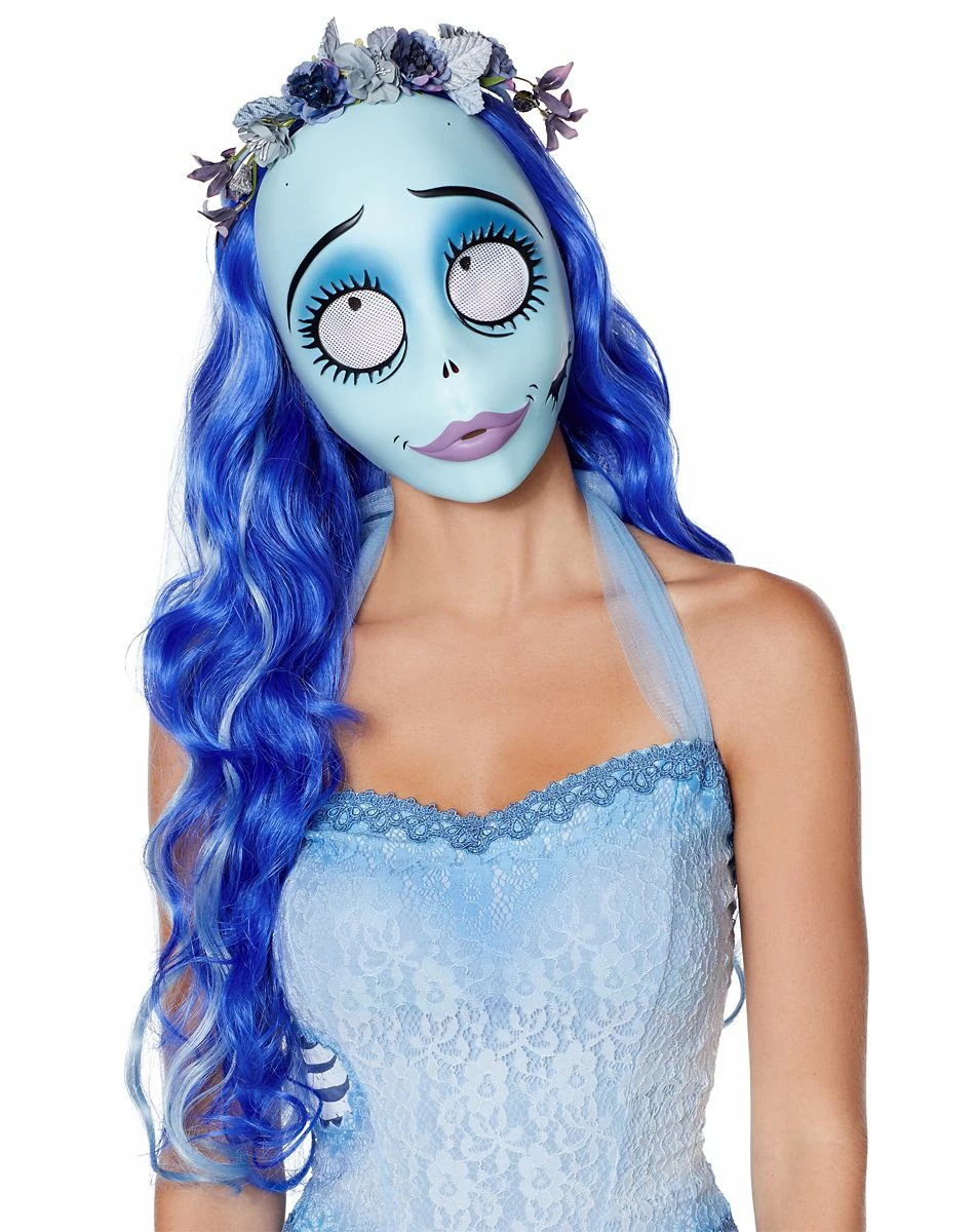Spirit Halloween Emily Half Mask - Corpse Bride 2 Spirit Halloween Emily Half Mask - Corpse Bride - Image 2