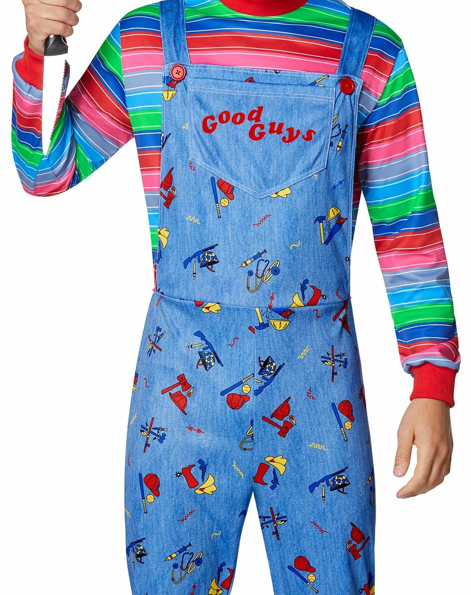 Spirit Halloween Adult Chucky Plus Size Costume - Seed of Chucky 3 Spirit Halloween Adult Chucky Plus Size Costume - Seed of Chucky - Image 3
