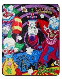 Spirit Halloween Killer Klowns from Outer Space Sherpa Fleece Blanket