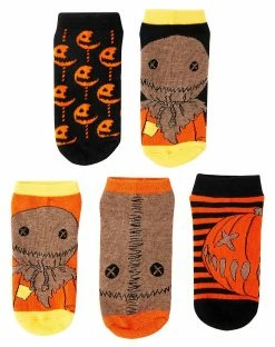 Spirit Halloween Sam Trick 'r Treat Ankle Socks - 5 Pair