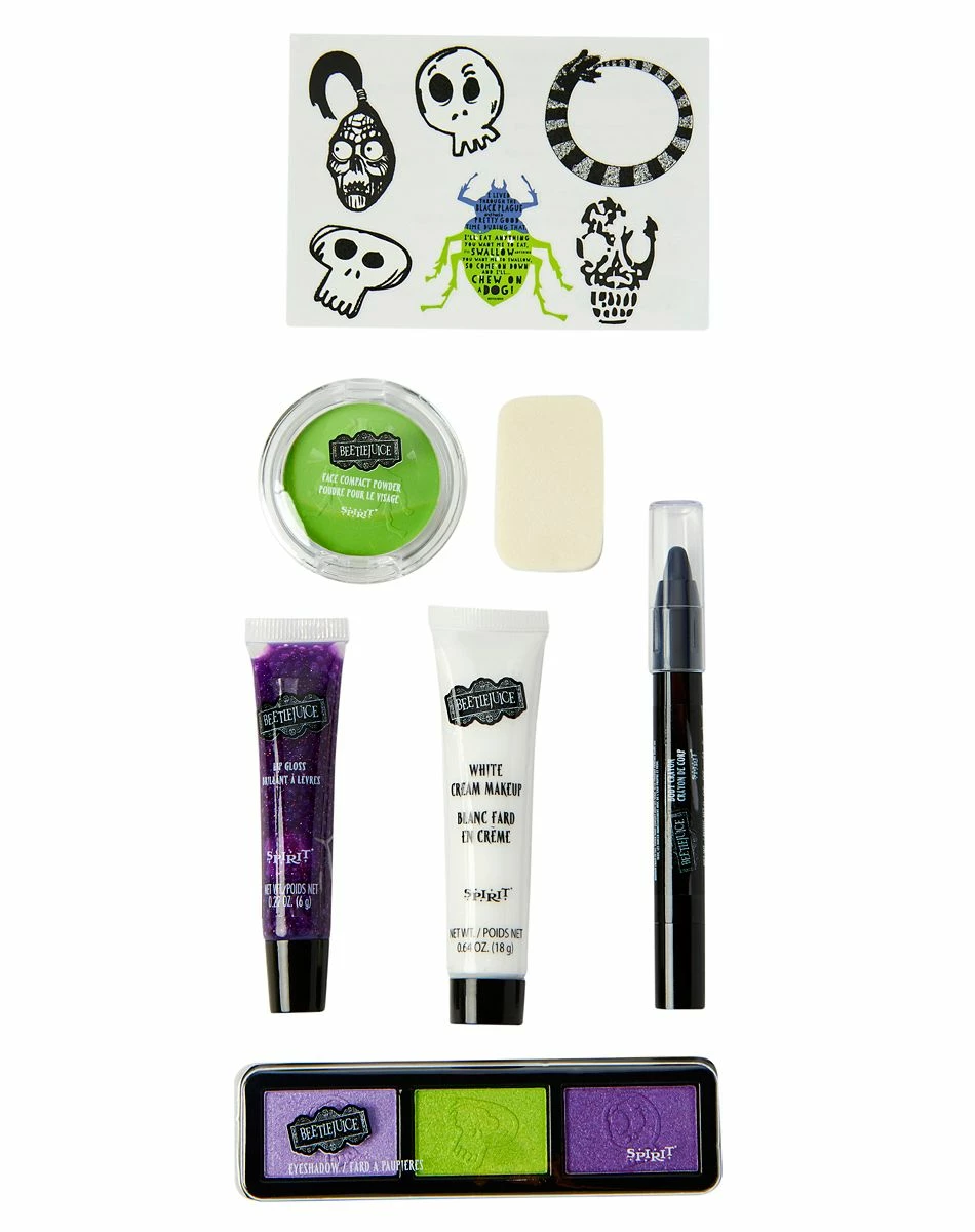 Spirit Halloween Kids Beetlejuice Makeup Kit 1 Spirit Halloween Kids Beetlejuice Makeup Kit