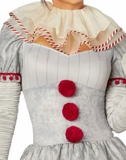 Spirit Halloween Adult Pennywise Clown Dress Costume - It: Chapter Two -Halloween ACCESSORIES store 01536036 c