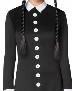 Spirit Halloween Adult Wednesday Addams Costume - The Addams Family -Halloween ACCESSORIES store 01537083 c