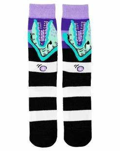 Spirit Halloween Sandworm Crew Socks - Beetlejuice