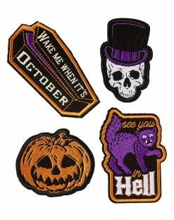 Spirit Halloween Halloween Patch Set - 4 Pack