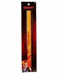 Spirit Halloween Good Guys Ruler - Chucky -Halloween ACCESSORIES store 01539063 c