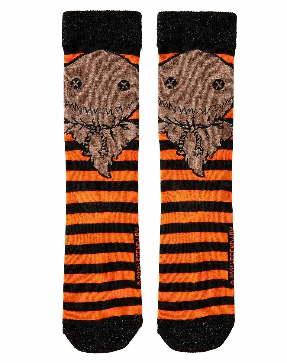 Spirit Halloween Sam Trick 'r Treat Crew Socks 2 Spirit Halloween Sam Trick 'r Treat Crew Socks - Image 2