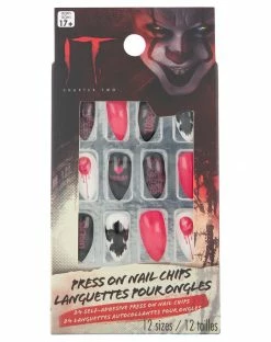 Spirit Halloween It: Chapter Two Press On Nails -Halloween ACCESSORIES store 01539295 b