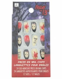 Spirit Halloween Friday the 13th Press On Nails -Halloween ACCESSORIES store 01539303 b