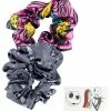Spirit Halloween The Nightmare Before Christmas Scrunchies and Temporary Tattoos