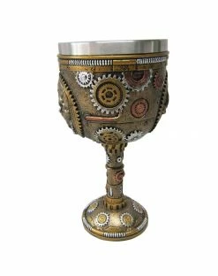 Spirit Halloween Steampunk Skull Goblet -Halloween ACCESSORIES store 01541762 d