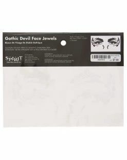 Spirit Halloween Gothic Devil Face Jewels 5 Spirit Halloween Gothic Devil Face Jewels -Halloween ACCESSORIES store 01541812 c