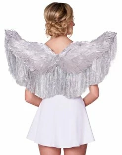 Spirit Halloween Fringe Tinsel Wings