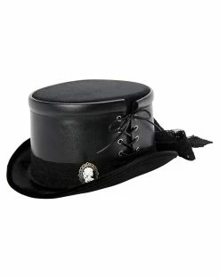 Spirit Halloween Black Gothic Top Hat