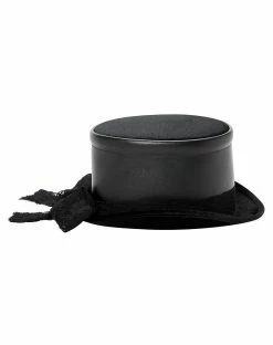 Spirit Halloween Black Gothic Top Hat 8 Spirit Halloween Black Gothic Top Hat -Halloween ACCESSORIES store 01542570 d
