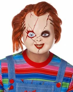 Spirit Halloween Adult Chucky Costume Deluxe -Halloween ACCESSORIES store 01542638 c