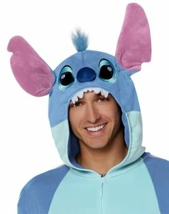 Spirit Halloween Adult Stitch Union Suit -Halloween ACCESSORIES store 01542679 c