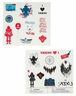 Spirit Halloween It: Chapter Two Temporary Tattoos