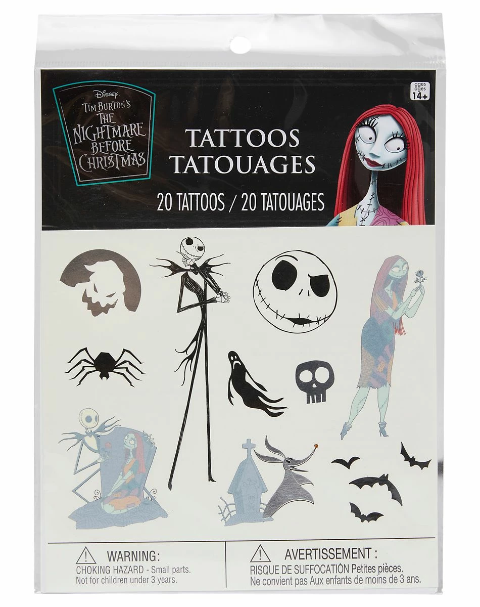 Spirit Halloween The Nightmare Before Christmas Temporary Tattoos 2 Spirit Halloween The Nightmare Before Christmas Temporary Tattoos - Image 2
