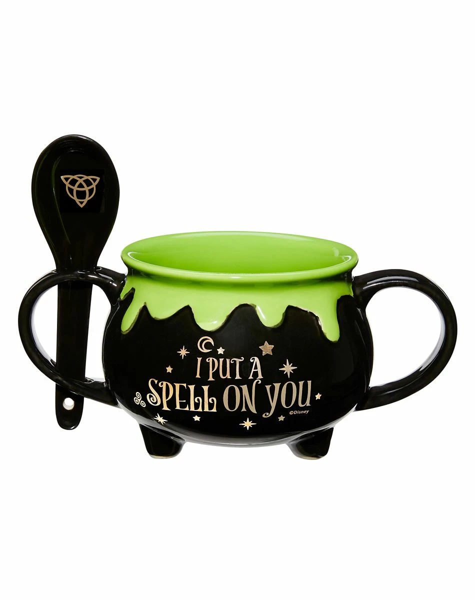 Spirit Halloween Cauldron Soup Mug With Spoon 20 oz. - Hocus Pocus 1 Spirit Halloween Cauldron Soup Mug With Spoon 20 oz. - Hocus Pocus