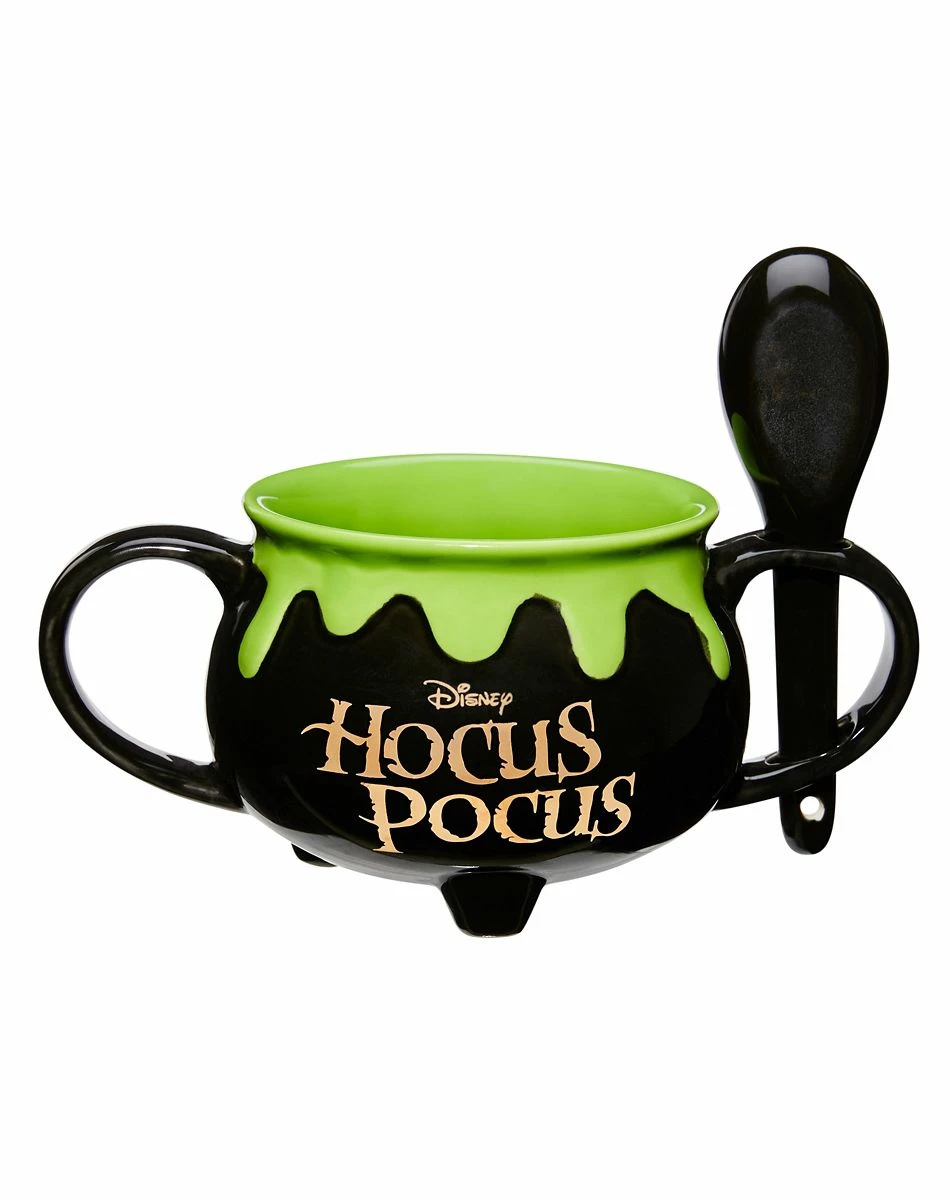Spirit Halloween Cauldron Soup Mug With Spoon 20 oz. - Hocus Pocus 2 Spirit Halloween Cauldron Soup Mug With Spoon 20 oz. - Hocus Pocus - Image 2