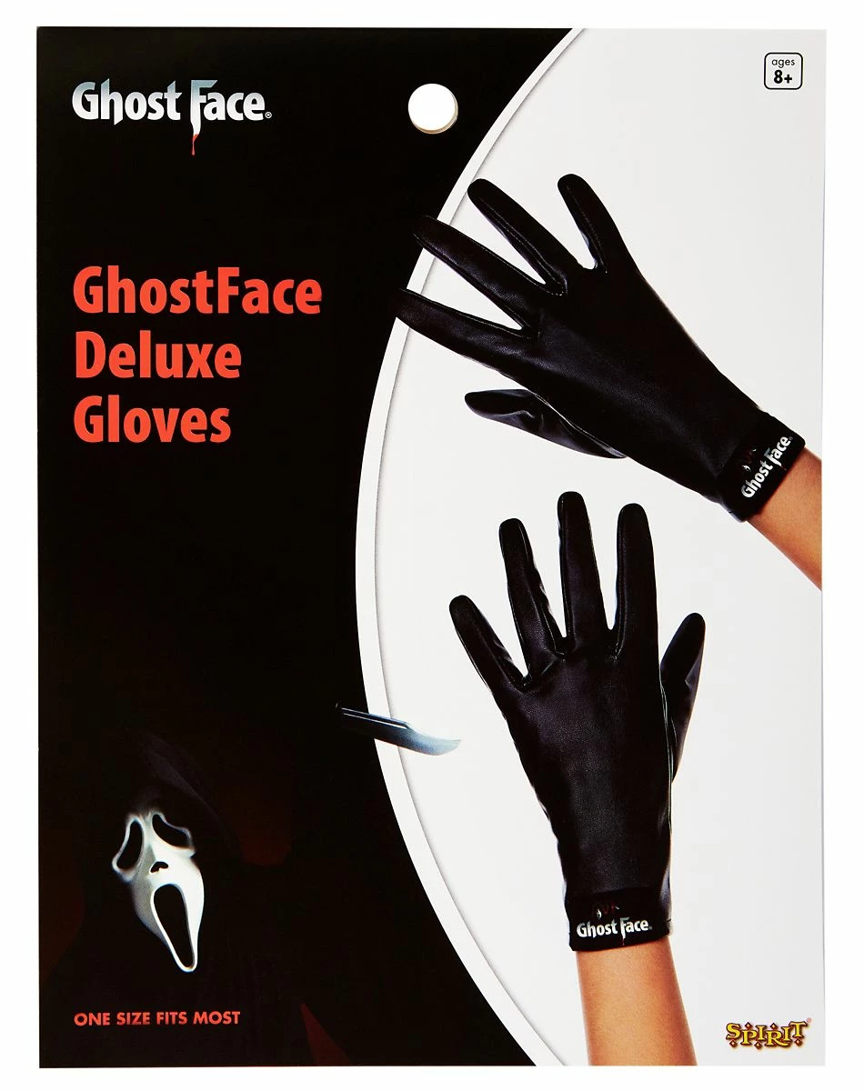 Spirit Halloween Kids Ghost Face ® Gloves 3 Spirit Halloween Kids Ghost Face ® Gloves - Image 3
