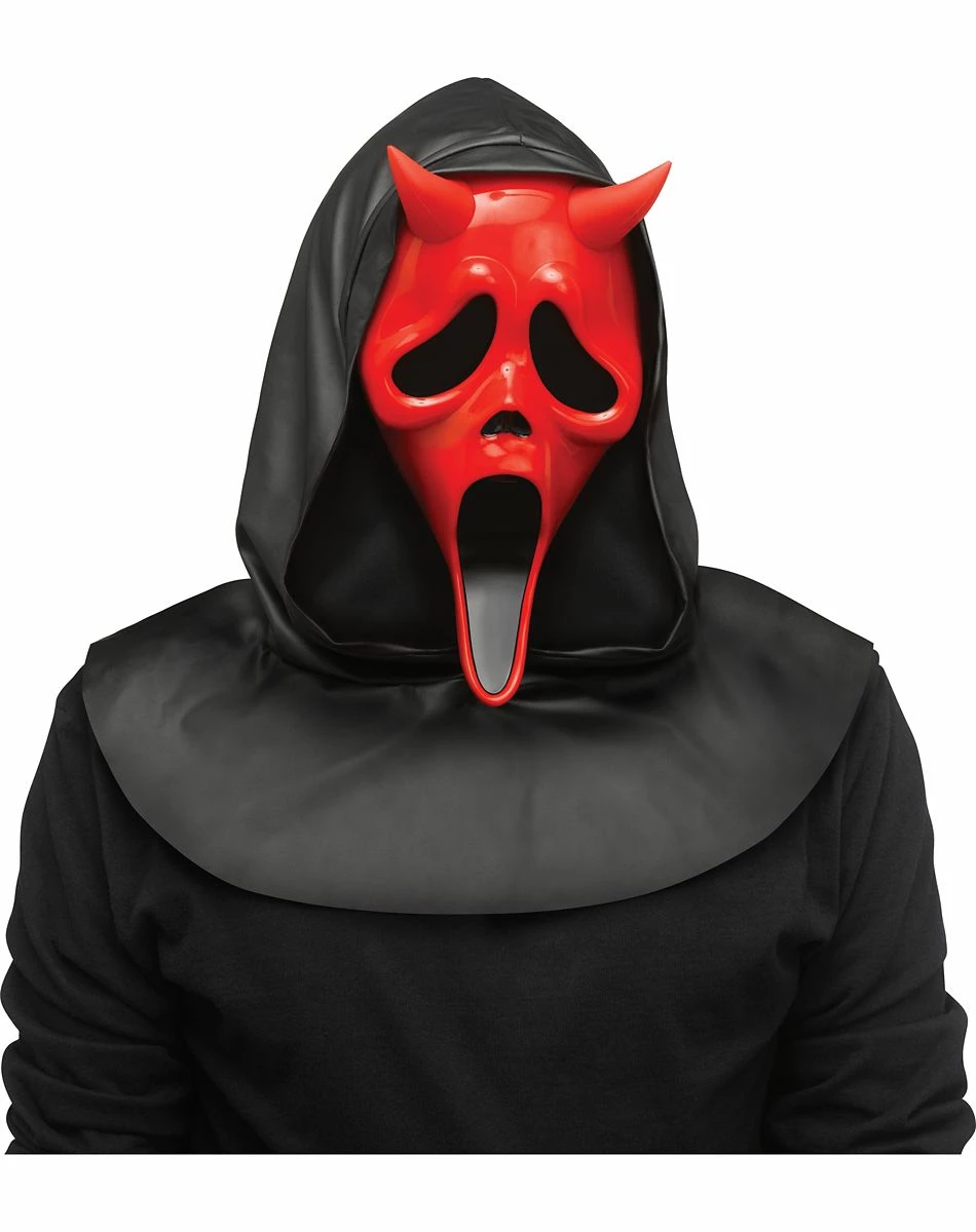 Spirit Halloween Devil Full Mask with Hood - Dead by Daylight 1 Spirit Halloween Devil Full Mask with Hood - Dead by Daylight