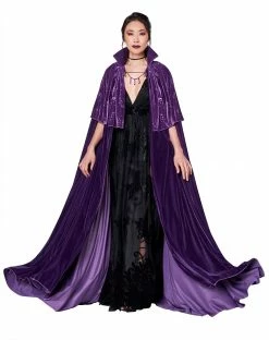 Spirit Halloween Adult Celestial Witch Cape - Deluxe -Halloween ACCESSORIES store 01545706 b