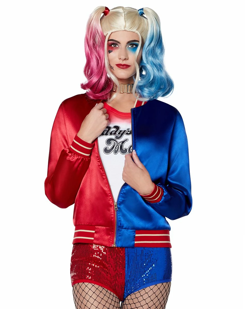 Spirit Halloween Adult Harley Quinn Jacket - Suicide Squad 3 Spirit Halloween Adult Harley Quinn Jacket - Suicide Squad - Image 3