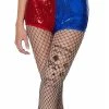 Spirit Halloween Adult Harley Quinn Sequin Shorts - Suicide Squad