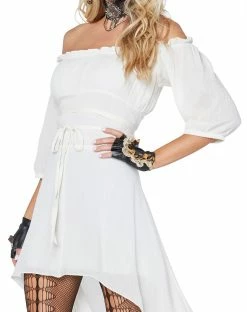 Spirit Halloween Adult Ivory Peasant Dress 5 Spirit Halloween Adult Ivory Peasant Dress -Halloween ACCESSORIES store 01546118 c